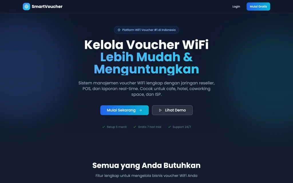 Beranda SmartVoucher: kelola voucher WiFi lebih mudah dan menguntungkan