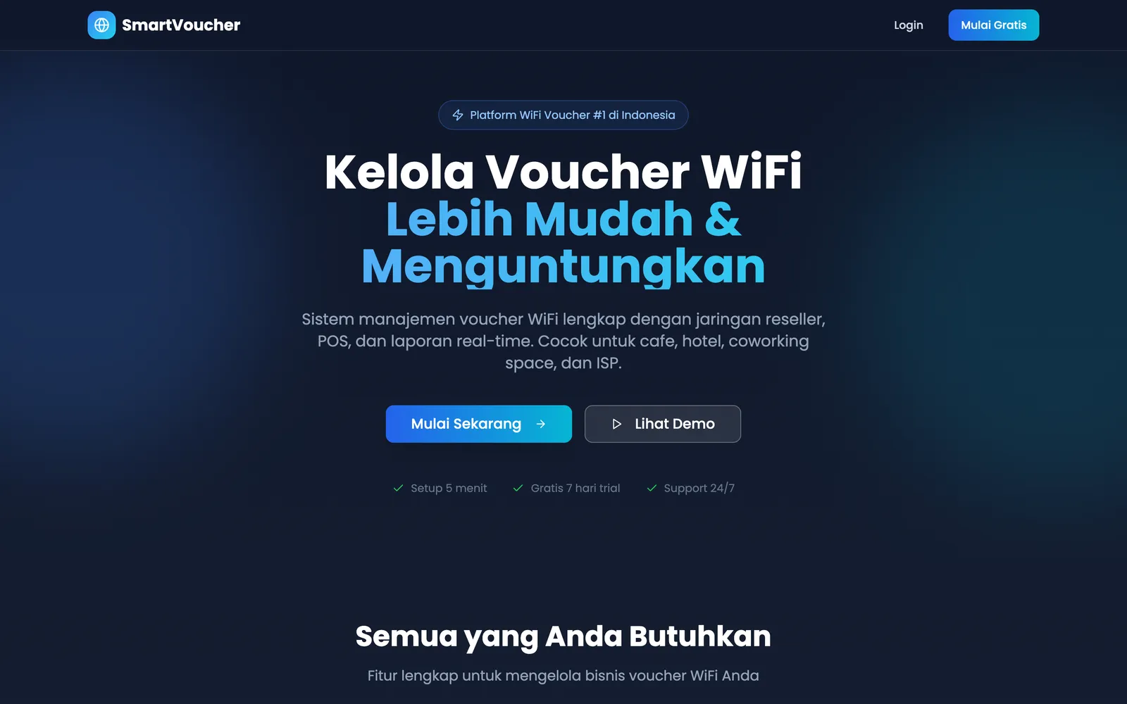 Beranda SmartVoucher: kelola voucher WiFi lebih mudah dan menguntungkan
