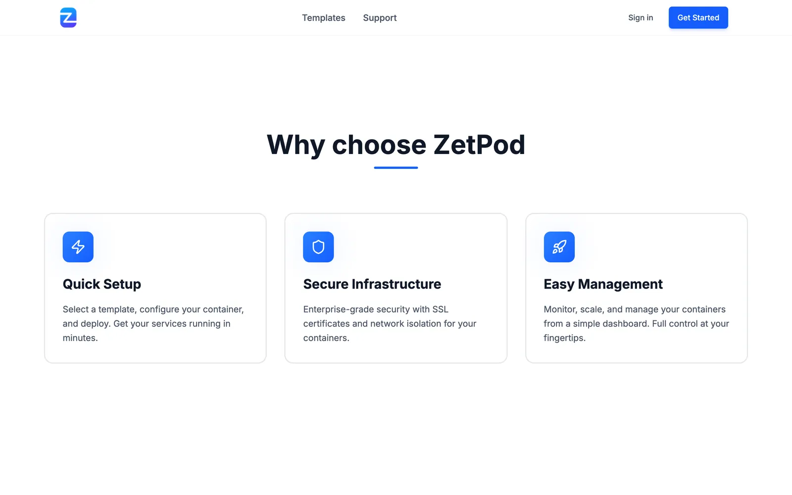 Keunggulan ZetPod: setup cepat, infrastruktur aman, dan pengelolaan mudah